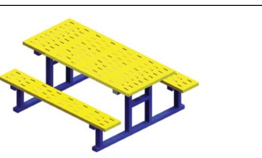Landscape Timber Freestanding Table