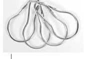 Steel Shower Curtain Pins