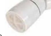 Shower Heads - White Plastic (JW0260)