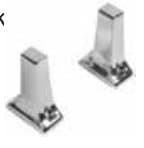 Towel Bar Exposed Screw, Tower Style