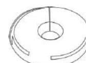 Escutcheons - Split-It Easy-On Plastic Flange
