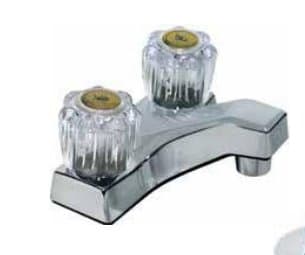 Two Handle Plastic Bathroom Faucet