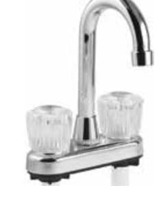 Two Handle Non-Metalic Bar Faucet
