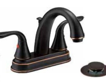 Two Handle High Spout Bathroom Faucet