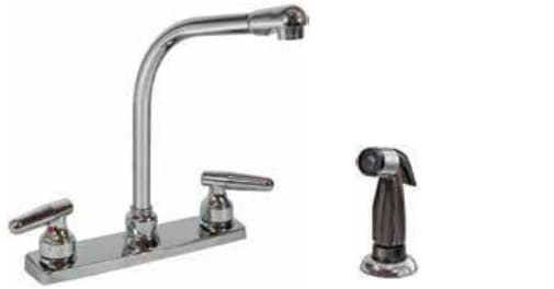 Two Handle High Spout Kitchen Faucet