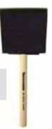 Foam Paint Brushes Wood Handle Standard Foam