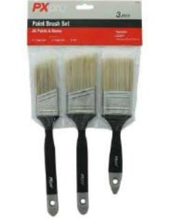 Polyester Brush Sets - Soft Grip Handle