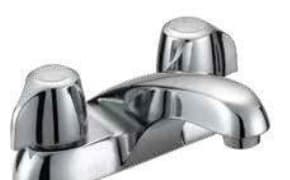 Two Handle Roslyn Style CP Bathroom Faucet
