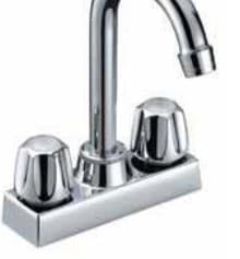 Two Handle Gooseneck Bar Faucet