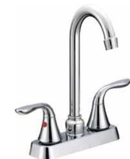 Two Handle Gooseneck Bar Faucet