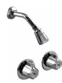 Two Handle Stall Shower Faucet