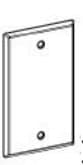 1-Gang Blank and Device Covers