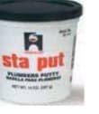 Pipe Joint - Hercules Sta-Put Plumber's Putty