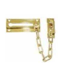 Chain Door Guard – Solid Brass
