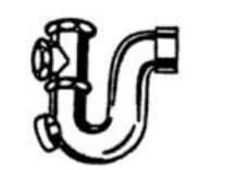 Cast Brass Swing Tee Traps