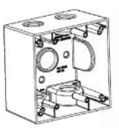 2-Gang Deep Boxes, 2-5/8" Deep