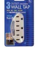 Outlet Wall Taps - 3 Outlet Swivel Wall Tap