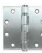 Square Corner Ball Bearing Hinge — Removable Pin