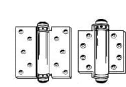 Specialty Single Action Spring Hinges — Square Corner