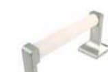Toilet Paper Holder Concealed Screw, Square Style