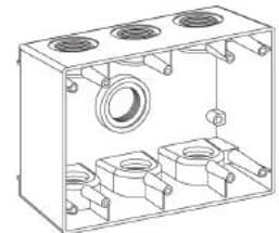 3-Gang Deep Box, 2-5/8" Deep