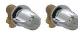 Single Shower Valves & Two Handles (Hot & Cold) (Genuine Gerber)