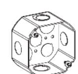 4" Octagon (40) Deep Boxes Welded 2-1/8" Deep