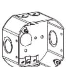 4" Octagon (40) Deep Boxes Welded 2-1/8" Deep (NM)
