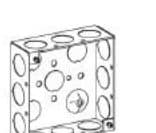 4" Square (4S) Boxes & Extension Rings Welded 1-1/2" Deep