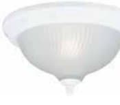 White 3-Light Ceiling Fixture