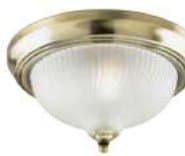 Antique Brass 1-Light Ceiling Fixture