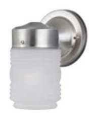 Brushed Nickel Outdoor Wall Light