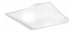 White Square Ceiling Fixture