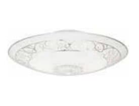 White Opal Glass Ceiling Fixture