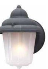 Textured White Outdoor Coach Light