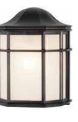 Black Outdoor Wall Light