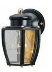 Black Outdoor Wall Lantern