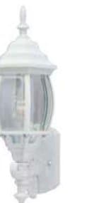 Textured White Outdoor Coach Light