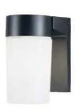 Black Outdoor Wall Light