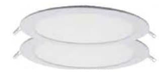 12W Thin LED Panel — Round 6500K (2-Pack)
