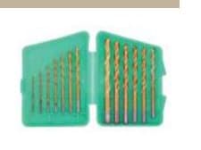 13 Pc. Drill Bit Sets - High Speed Titanium Bits