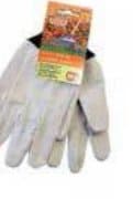 100% White Canvas Gloves