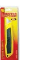 Utility Knives & Replacement Blades - Rubber Grip Utility Knife