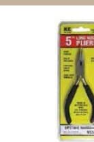 Spring Loaded Pliers & Cutters - Mini Long Nose Pliers