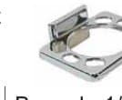 Toothbrush/Tumbler Holders Concealed Screw, Square Style