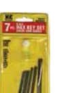 S.A.E. Hex Wrench Sets - 7 Pc. Short Arm