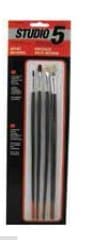 Fine Red Sable & Pure White Bristle Set
