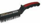 Perfect Prep Long Bent Handle Wire Brush w/ Beveled Scraper