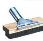 Carbon Steel Straight Back Wire Brush w/ Scraper