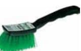 Small Stripping Brush w/ Green Stiff Poly Bristles